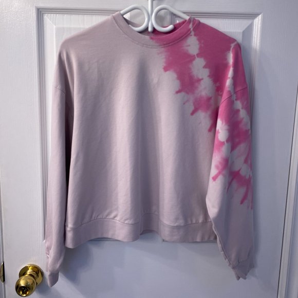 Joy Lab Bubble Gum Pink & Lilac Long Sleeved Top/Pullover Sweatshirt Size XS/S - Picture 9 of 12